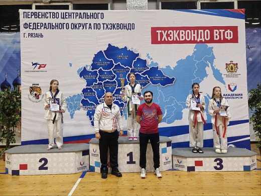 Ивановские тхэквондистки взяли золото и 2 бронзы на Первенстве ЦФО